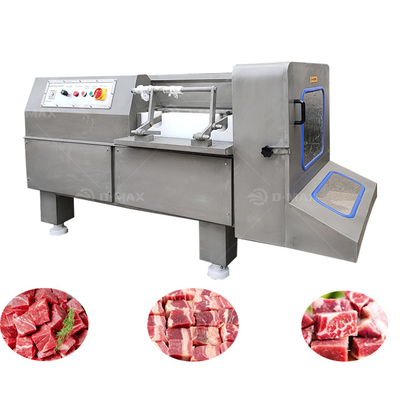Máquina automática de cortar em pedaços de carne de porco congelada de aço inoxidável 304 para cubos de carne bovina e de porco