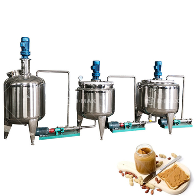 Equipamento de produção de confitura de amendoim Máquina avançada de produção de pasta de azeite para manteiga de amendoim