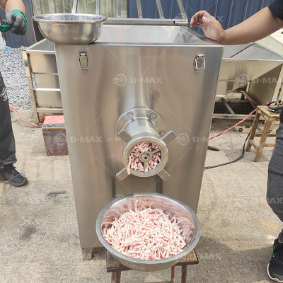 Máquinas de processamento de carne de 175 kg para moagem de carne fresca em blocos grandes
