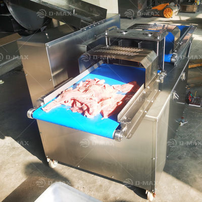 Máquina de corte de lâmina redonda industrial para carne bovina, carne de porco, frango, pato, peito