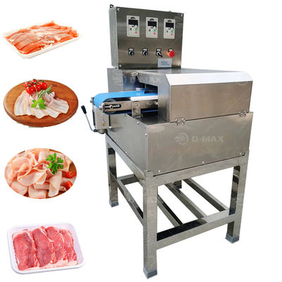 Utilização comercial Máquina automática de corte de fatias de carne para necessidade de corte horizontal