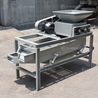 Máquina de craqueamento de núcleo de albaricoque de alta velocidade de 380v para esmagamento de casca de nozes