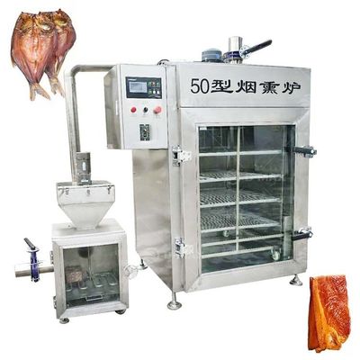 Forno de fumo de pato seco de carne de bovino picante 220V 380V 50Hz Equipamento industrial