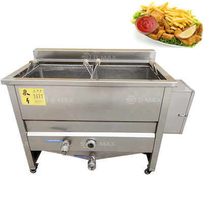70 KG Capacidade de aquecimento a gás Batatas fritas Banana Pufed Onion Friting Machine para lanches