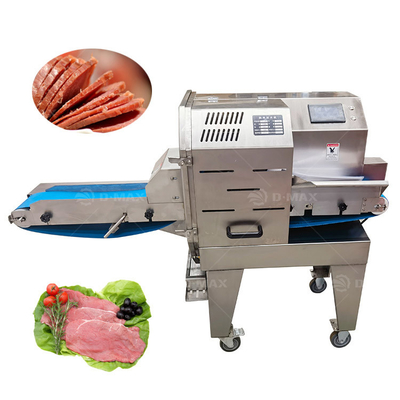 Máquina de cortar carne por conveyor belt Adequada para carne de bovino cozido Peito de pato de frango de porco
