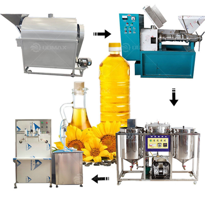 Máquina de extração de óleo de fácil operação para amendoim gama de aplicações na indústria alimentar