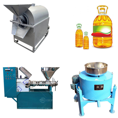 Utilização comercial Linha de produção de óleo de girassol Refinaria de óleo de soja Máquina de refino de óleo de cozinha