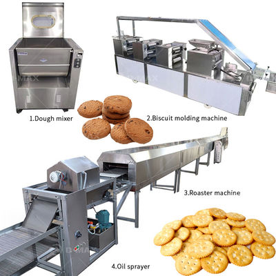 Linha automática de produção de biscoitos de wafer de chocolate com manteiga de amendoim de alta produtividade