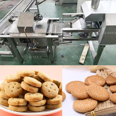 Máquina contínua de fabricação de biscoitos para linha de produção de biscoitos em pequena escala
