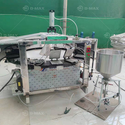Máquina de fabricação de lanches fácil de operação para rolos de ovos de taça de waffle e biscoitos de wafer macio