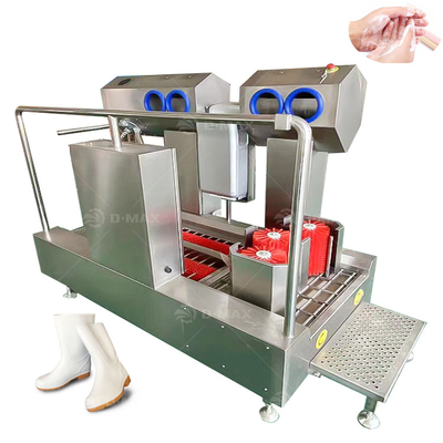 Máquina de desinfecção de lavadora de botas com potência de 0,85 kW e função de limpeza de sujeira