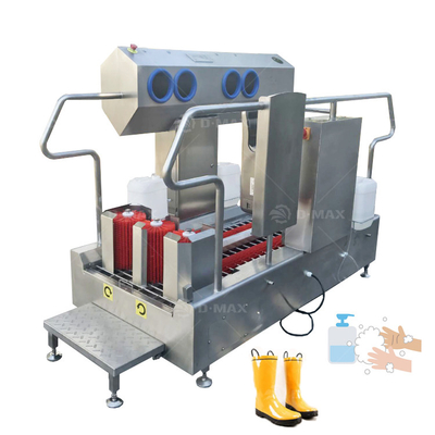 Equipamento de limpeza da estação de higiene Botas automáticas de lavagem com 6 pessoas/min