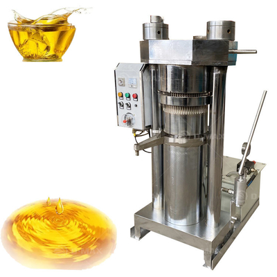 Máquina de extracção de óleo de aço inoxidável Máquina de prensagem de óleo de girassol de amendoim 840 kg Capacidade