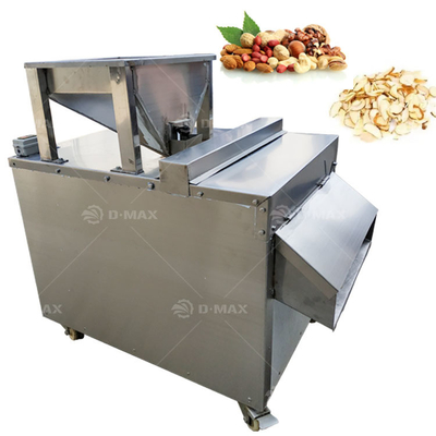 Máquina de corte de amêndoas de aço inoxidável com espessura de corte tecnicamente estável