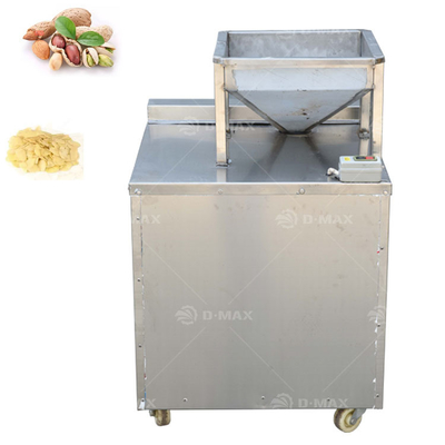 Máquina de corte de amêndoas de aço inoxidável com espessura de corte tecnicamente estável