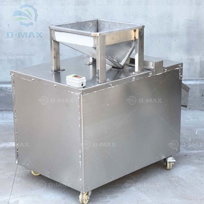 Máquina de cortar amêndoas para uso na indústria de alimentos e snacks