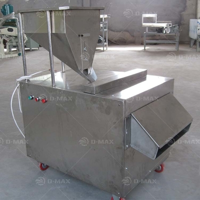 Máquina de cortar amêndoas para uso na indústria de alimentos e snacks