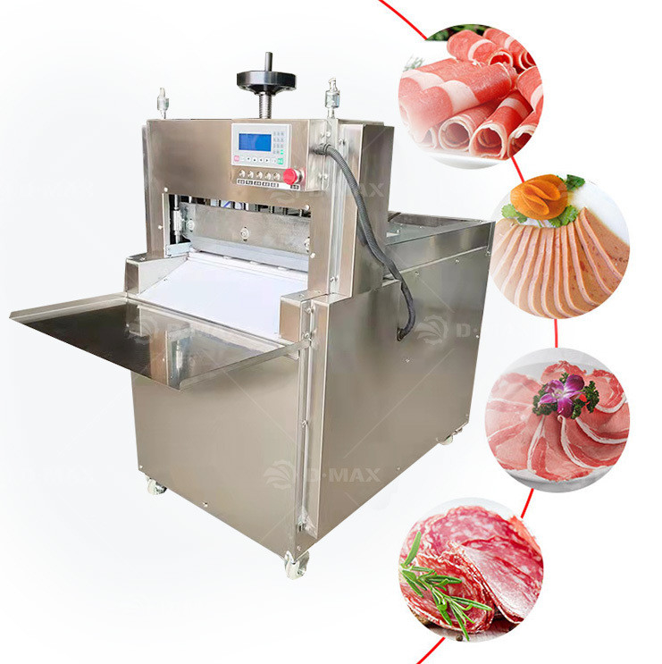 Máquina de cortar carne congelada perfeita para cortar pequenas fatias de carne e rolo de carne congelada