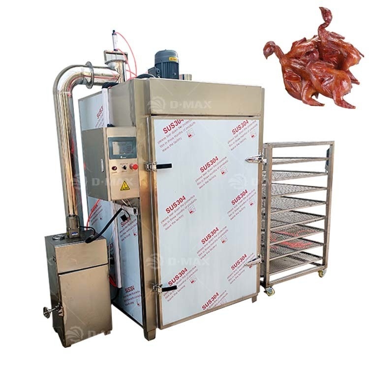 Aquecimento a vapor 30 kg/lotação Forno de fumaça para fumar Peixe Carne Salsicha Frango e peru