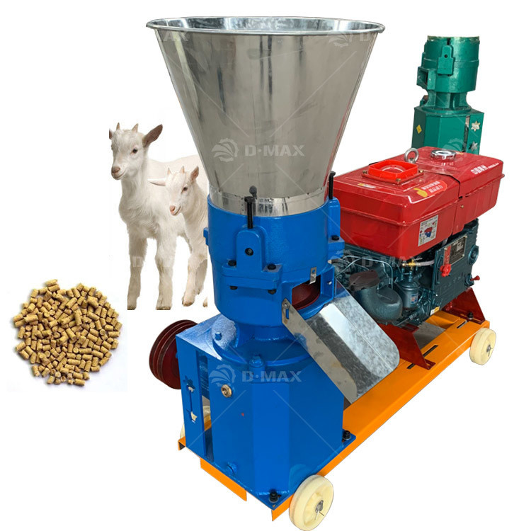 Máquina de empilhadeira para alimentação de vacas de pressão a pressão plana para aves de capoeira