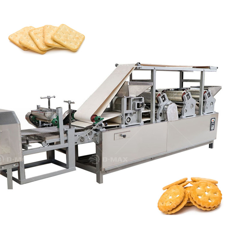 Máquina contínua de fabricação de biscoitos para linha de produção de biscoitos em pequena escala