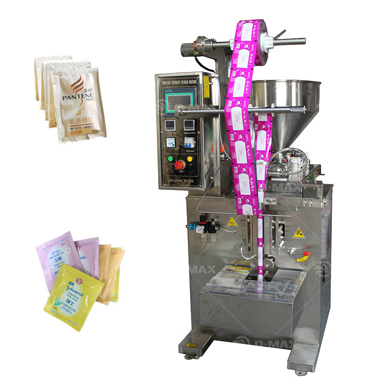 Máquina de Enchimento de Saquetes Líquidos de Paste de Aço Inoxidável Alimentada a Elétrico