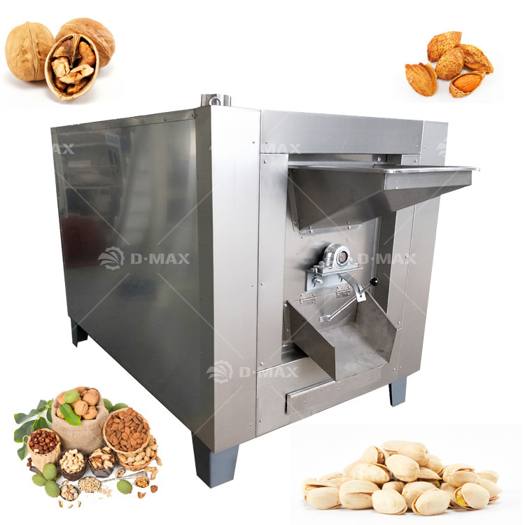 Máquina automática de torrefação de castanhas para torrefação de feijão de cacau